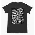 Anxiety Awkward Dark Humor Quote Introverts Sarcastic Unisex T-Shirt Anxiety Awkward Dark Humor Quote Introverts Sarcastic Unisex T-Shirt