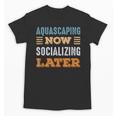Aquascaping Now Minimal Socializing Introvert Vintage Unisex T-Shirt Aquascaping Now Minimal Socializing Introvert Vintage Unisex T-Shirt