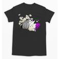 Asexual Book Lover LGBT Reading Pride Ace Flag Daisy Unisex T-Shirt