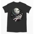 Astronaut Aesthetic Holding Moon Balloon Planets Introvert Unisex T-Shirt