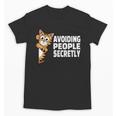 Avoiding People Secretly Cat Introvert Humor Unisex T-Shirt Avoiding People Secretly Cat Introvert Humor Unisex T-Shirt