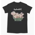 Awkward Turtle Upside Down Witty Comical Introvert Unisex T-Shirt Awkward Turtle Upside Down Witty Comical Introvert Unisex T-Shirt