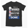Barber Stylist Barber College Graduation Unisex T-Shirt