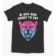 Bi Shy And Ready To Cry Bisexual Introvert Bi Pride Unisex T-Shirt Bi Shy And Ready To Cry Bisexual Introvert Bi Pride Unisex T-Shirt