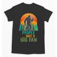 Bigfoot Introvert People Not A Big Fan Retro Sasquatch Unisex T-Shirt
