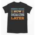 Birdhouse Building Now Minimal Socializing Introvert Unisex T-Shirt Birdhouse Building Now Minimal Socializing Introvert Unisex T-Shirt