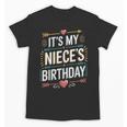 Boho Nostalgia It's My Niece's Birthday Women Kids Unisex T-Shirt Boho Nostalgia It's My Niece's Birthday Women Kids Unisex T-Shirt