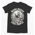 More Books Less People Introvert Skeleton Reading Unisex T-Shirt