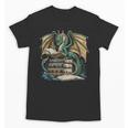 Bookworm Dragons Reading Book Dragons And Books Unisex T-Shirt