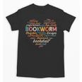Bookworm Words Heart Book Lover Reader Reading Fun Unisex T-Shirt