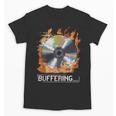 Buffering Glitched CD On Fire 2000s Nostalgia Unisex T-Shirt