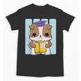 Bulldog Anime Pup Graduation Unisex T-Shirt