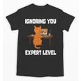 Cat Ignoring You Expert Level Orange Tabby Introvert Unisex T-Shirt Cat Ignoring You Expert Level Orange Tabby Introvert Unisex T-Shirt