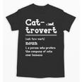 Cat-Trovert Definition Cat Introvert Pet Lover Unisex T-Shirt Cat-Trovert Definition Cat Introvert Pet Lover Unisex T-Shirt