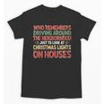 Christmas Lights Nostalgia – Holiday Memory Christmas Spirit Unisex T-Shirt Christmas Lights Nostalgia – Holiday Memory Christmas Spirit Unisex T-Shirt