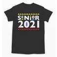 Class Of 2021 Senior Year 90's TV Style Graduation For Grad Unisex T-Shirt