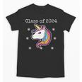 Class Of 2024 Graduation Year Unicorn Tee Shirt Unisex T-Shirt