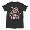 Class Of 2024 Senior Football Graduation Mom Unisex T-Shirt