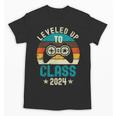 Class Of 2024 Senior Graduation Leveled Up Gamer Class 2024 Unisex T-Shirt