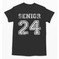 Class Of 2024 Senior Graduation Tee Back To School Vintage Unisex T-Shirt