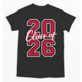 Class Of 2026 Graduation Red With Varsity Letters Unisex T-Shirt