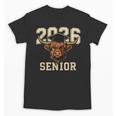 Class Of 2026 Highland Cow Senior Graduation School Pride Unisex T-Shirt
