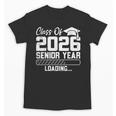 Class Of 2026 Senior Year Loading Countdown Graduation Unisex T-Shirt
