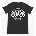 Class Of 2026 Twenty 26 Classic Rock Graduation Senior 2026 Unisex T-Shirt