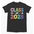 Class Of 2028 Colorful Graduation Unisex T-Shirt