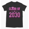 Class Of 2030 Pink Girls Shirt Graduation Unisex T-Shirt