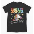 Class Of 2031 Magical Unicorn Graduation Cap Unisex T-Shirt