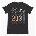 Class Of 2031 School College Retro Graduation Vintage Grad Unisex T-Shirt