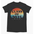 Class Of 2035 Senior Graduate Retro Graduation Unisex T-Shirt
