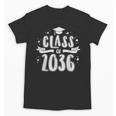 Class Of 2036 Last First Day Of School Graduation Men Women Unisex T-Shirt