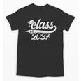 Class Of 2037 First Day Of School Graduation Grow With Me Unisex T-Shirt