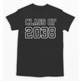 Class Of 2038 Grow With Me Class Graduation Apparel Unisex T-Shirt