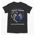 Colorectal Wings In Memory Of Husband Colon Cancer Awareness Unisex T-Shirt Colorectal Wings In Memory Of Husband Colon Cancer Awareness Unisex T-Shirt