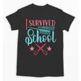 Cosmetology Graduation Tee I Survived Cosmetology School Unisex T-Shirt