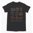 Cozy Bookish Fall Vibes Pumpkin Latte Books Autumn Reading Unisex T-Shirt