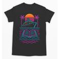 Cruise Ship Vacations Reading Book Lovers Sunset Unisex T-Shirt