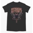 Cryptid Cryptozoology Mothman Introvert -Adults Butterfly Small Crew Neck Classic Fit Short Sleeve Polyester 100 Printed Blended Fabric Unisex T-Shirt