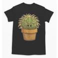 Cute Golden Barrel Cactus Introvert Distressed Unisex T-Shirt Cute Golden Barrel Cactus Introvert Distressed Unisex T-Shirt