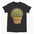 Cute Golden Barrel Cactus Introvert Distressed Unisex T-Shirt Cute Golden Barrel Cactus Introvert Distressed Unisex T-Shirt