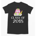 Cute Pink School Owl Class Of 2018 Graduation Unisex T-Shirt