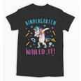 Dabbing Kindergarten Unicorn Graduation Class 2021 Nailed It Unisex T-Shirt