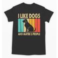 I Like Dogs And Maybe 3 People Introvert Unisex T-Shirt I Like Dogs And Maybe 3 People Introvert Unisex T-Shirt