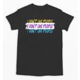 I Don't Like People Sarcastic Humanity Hater Introvert Unisex T-Shirt I Don't Like People Sarcastic Humanity Hater Introvert Unisex T-Shirt
