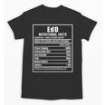 EdD Doctor Of Education Nutrition Doctorate Graduation Unisex T-Shirt