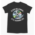 Elder Millennials Embracing 90s CDs Nostalgia Vibes Unisex T-Shirt
