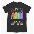 Equality Hurts No One Floral Books LGBTQ Pride Human Rights Unisex T-Shirt
